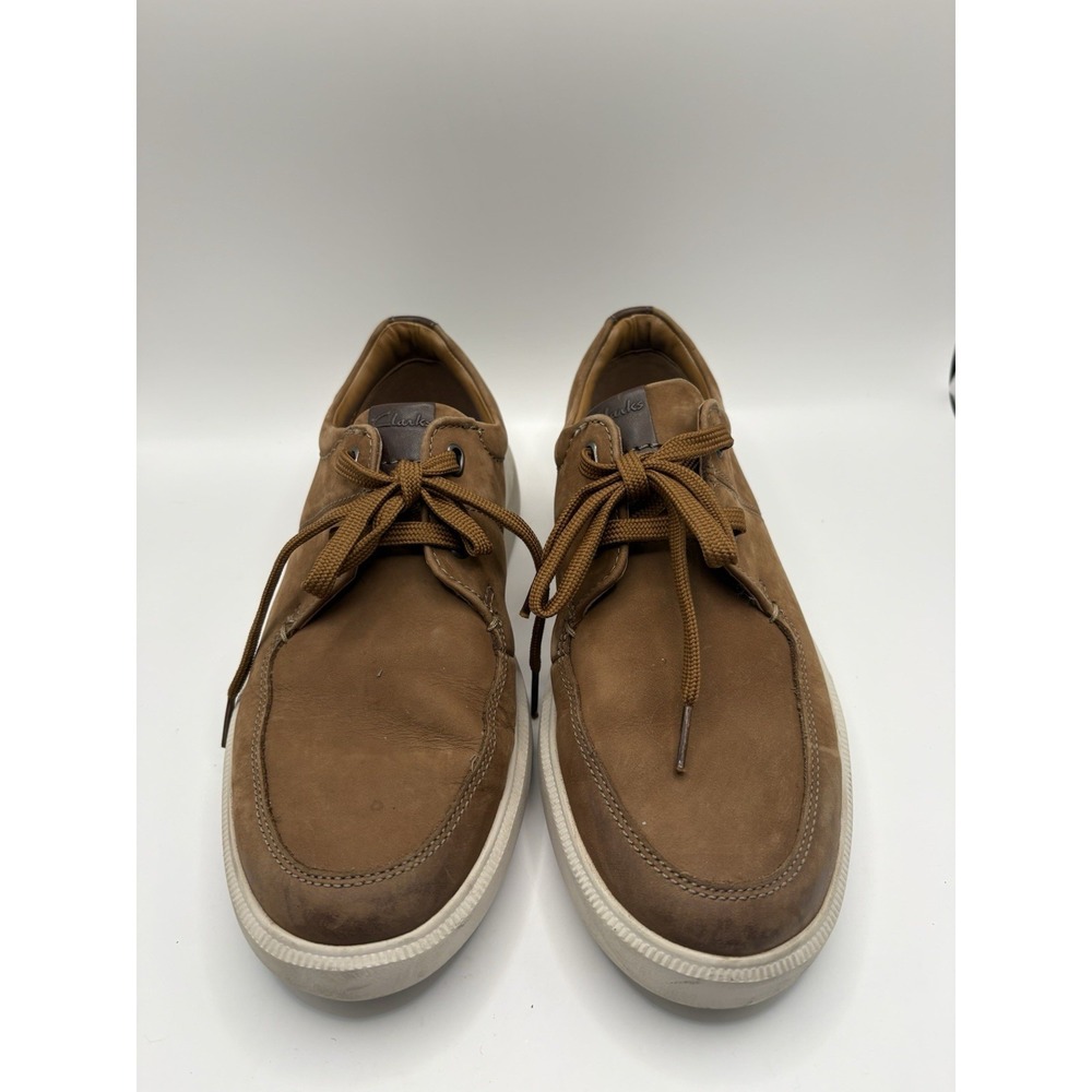 Clarks Collection Cambro Extreme Comfort Brown Leather Comfort Shoes Men 8 M
